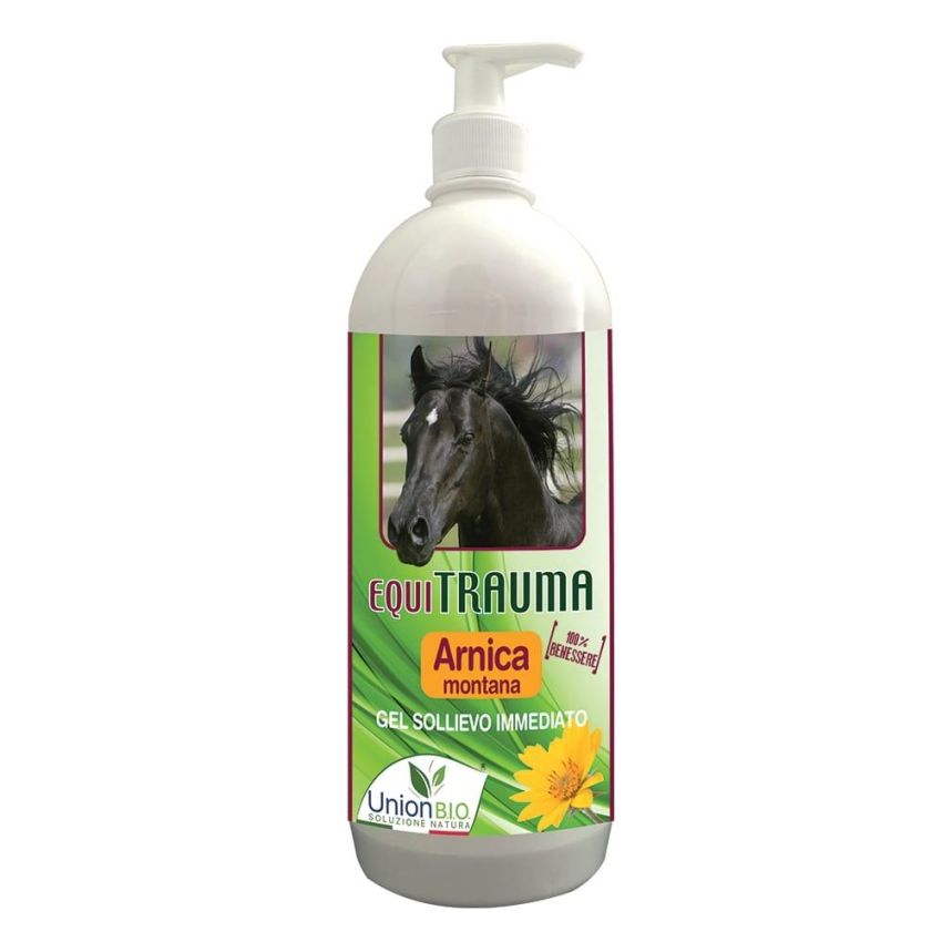 Equitrauma Sollievo Immediato - Gel Lenitivo per Equini, 1 Litro