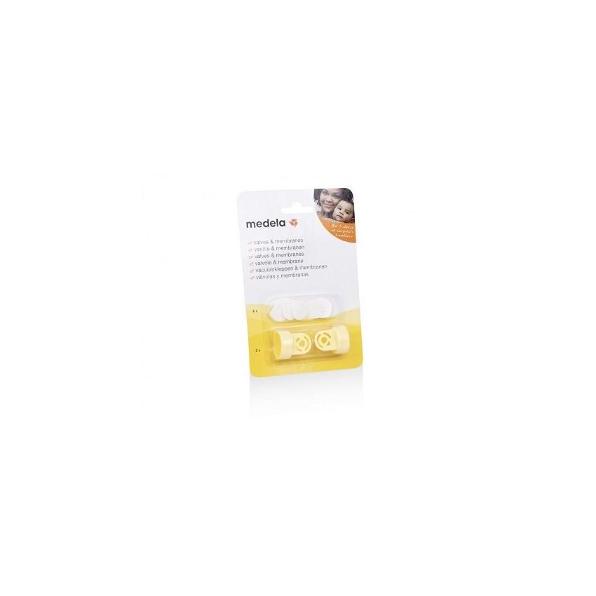 Kit di Ricambio per Medela: 2 Valvole e 6 Membrane