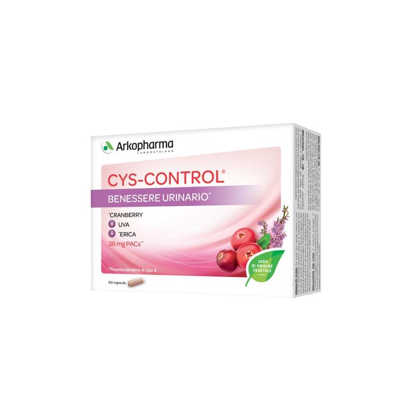 Arkopharma Cys Control Integratore per la Salute Urinaria - 60 Capsule