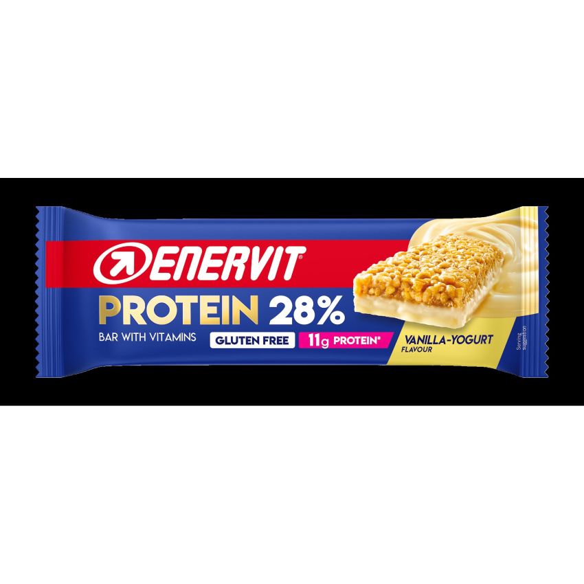 Enervit Protein Bar 40g - 28% Proteine, Gusto Vaniglia-Yogurt