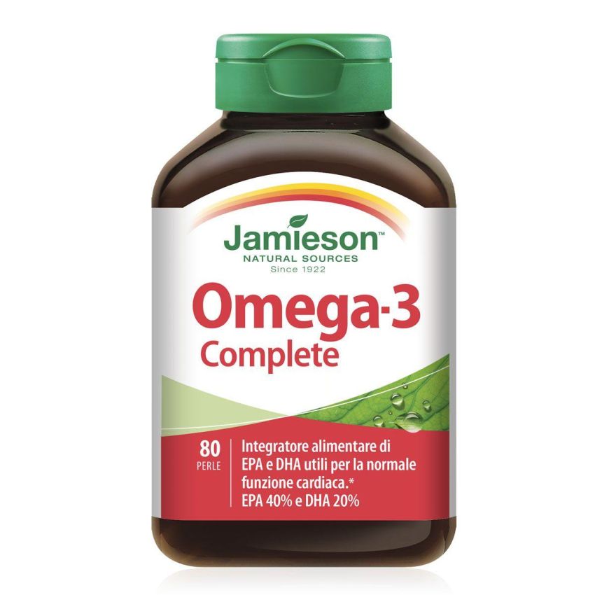 Jamieson Omega-3 Complete, Confezione da 80 Capsule