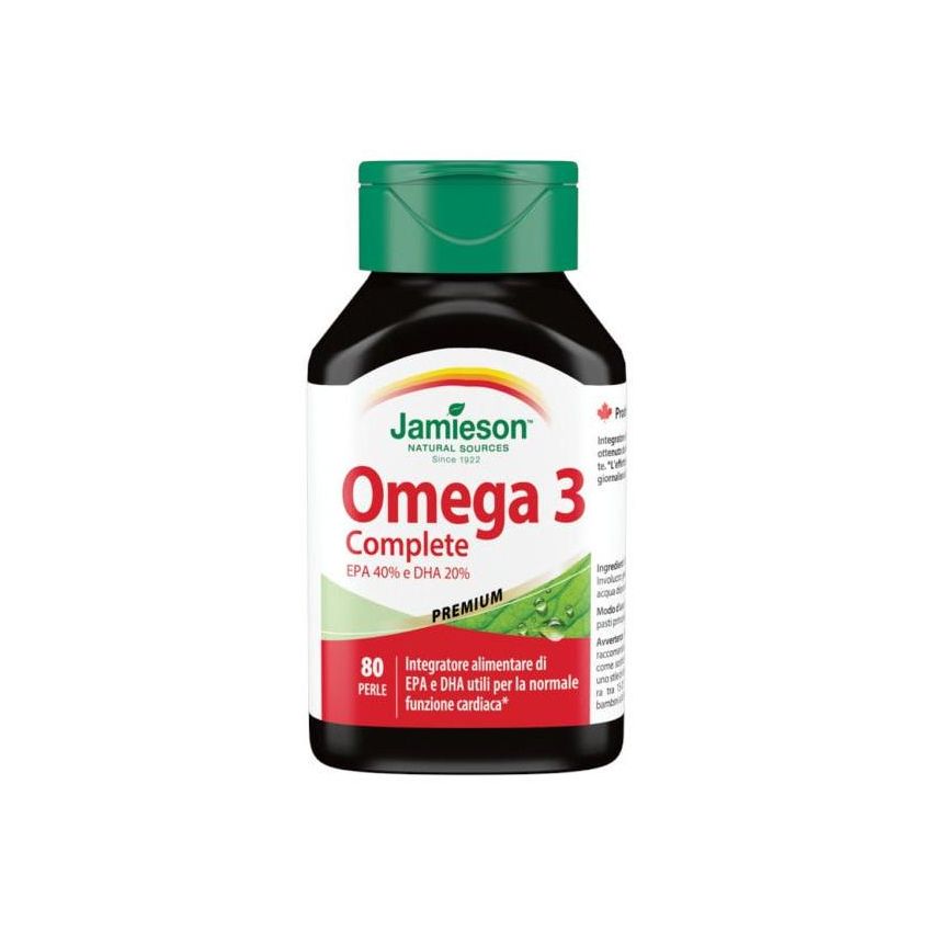 Jamieson Omega-3 Complete, Confezione da 80 Capsule