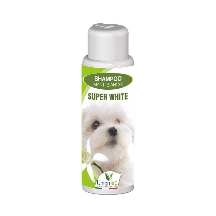 Union Bio Shampoo Super White - 250ml per Cani con Manto Bianco