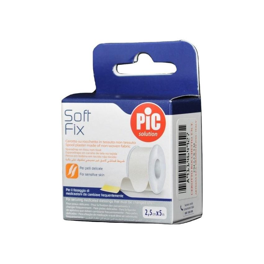 Pic Soft Fix - Cerotto in Rocchetto TNT, 2,5cm x 5m