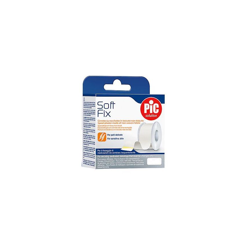 Pic Soft Fix - Cerotto in Rocchetto TNT, 2,5cm x 5m