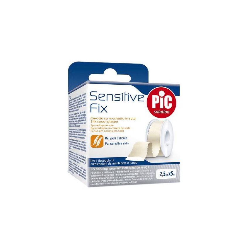 Cerotto in Seta 2,5cmx5m per Pelli Sensibili Pic Sensitive Fix