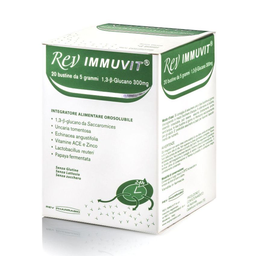 Rev Immuvit Potenziatore Immunitario - 20 Bustine