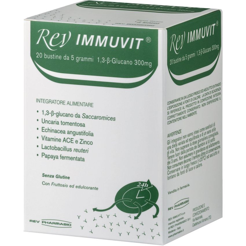 Rev Immuvit Potenziatore Immunitario - 20 Bustine