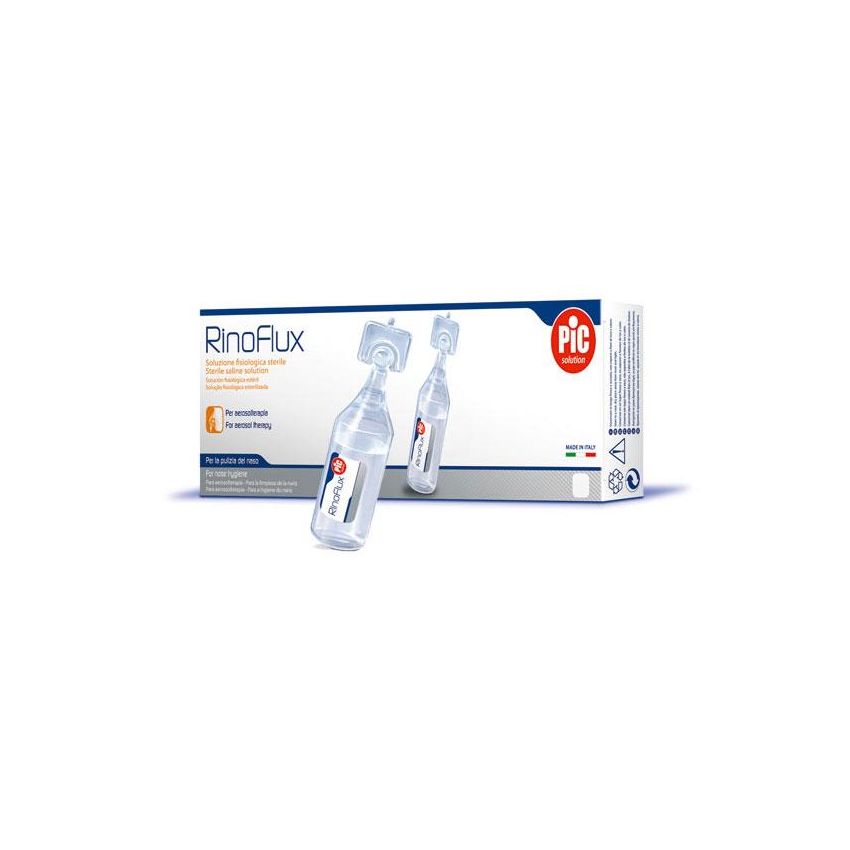 Pic Rinoflux - Soluzione Fisiologica per il Naso, 20 Flaconi da 5ml