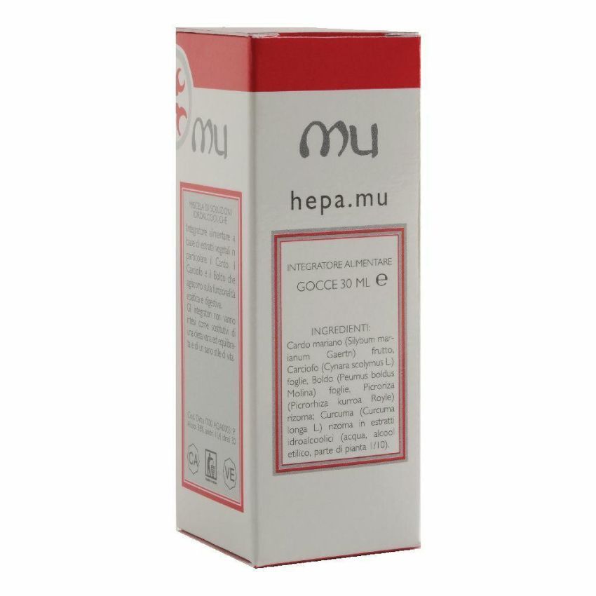 Gocce Hepa Mu per Supporto Epatico, 30ml