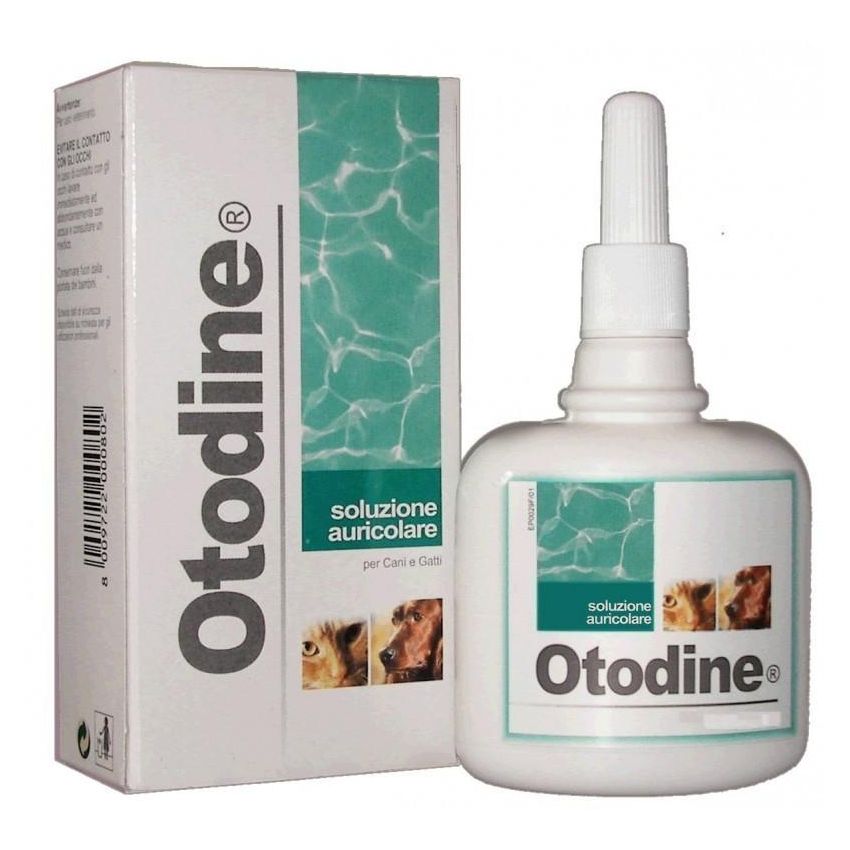 Detergente Auricolare Otodine Liquido per Cani e Gatti, 50ml