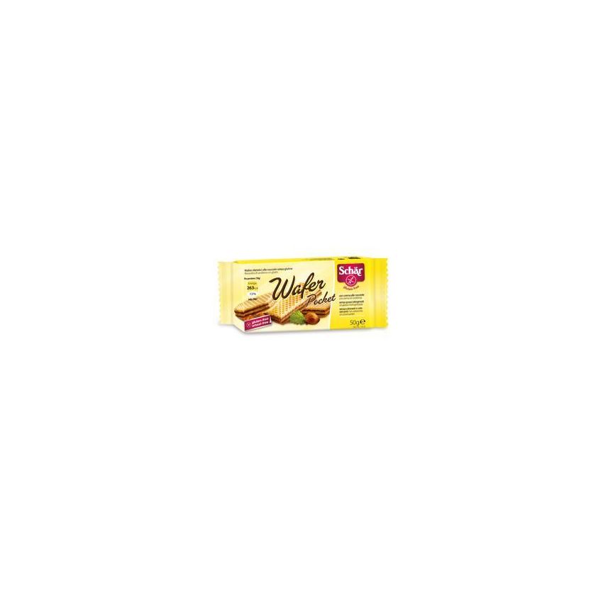 Schar Nocciola Wafer Pocket, 50g - Senza Glutine