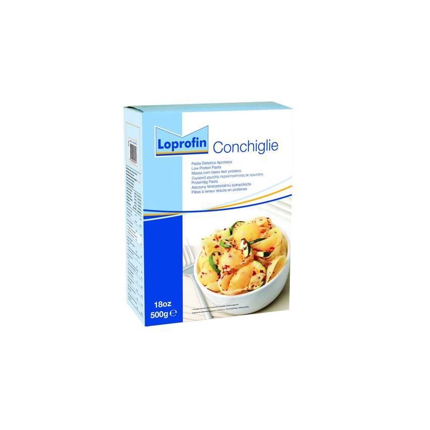 Loprofin Conchiglie Pasta a Basso Contenuto Proteico 500g