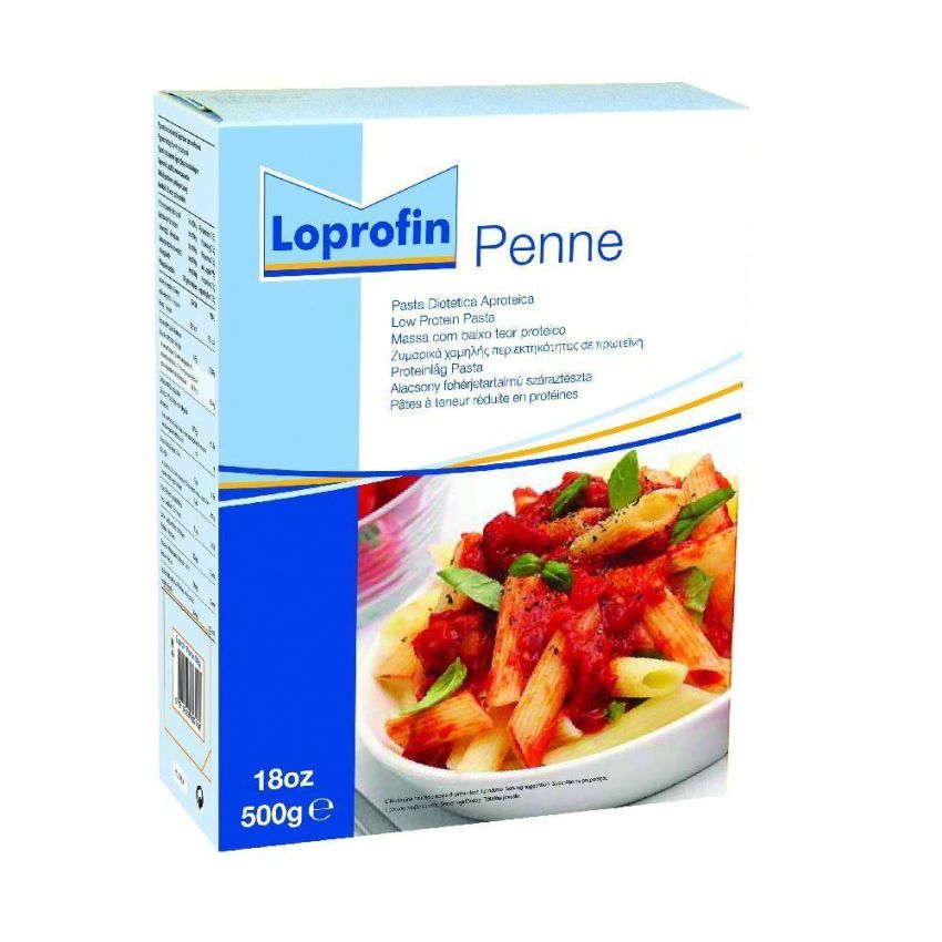Penne Rigate Loprofin da 500g - Pasta a Basso Contenuto Proteico