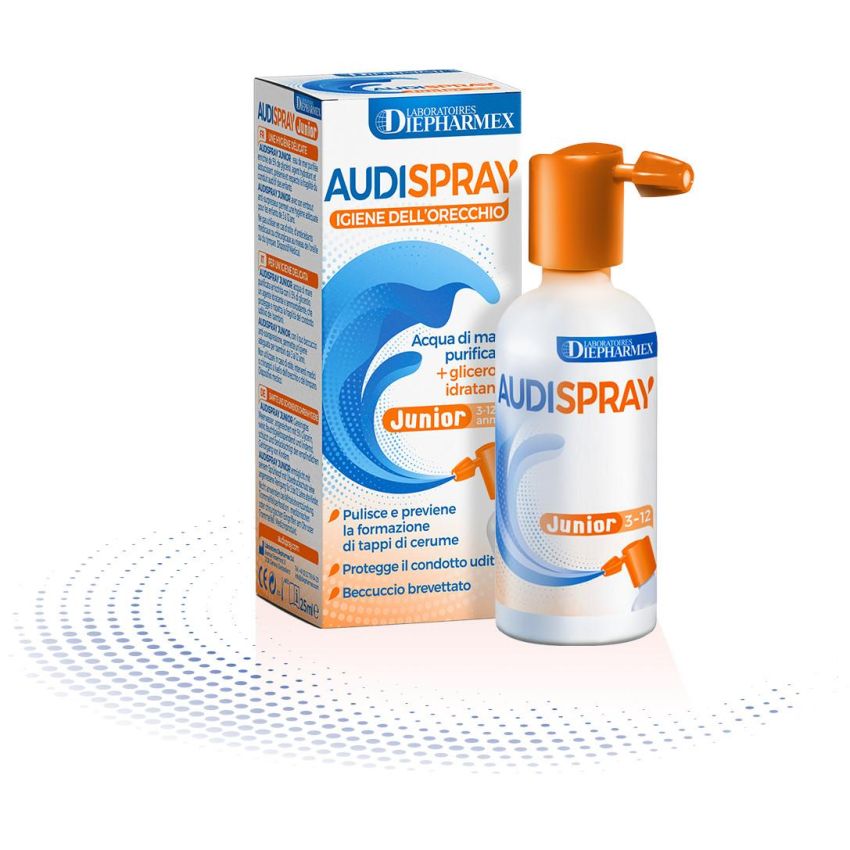 Audispray Junior 25ml - Soluzione Senza Gas per l'Igiene dell'Orecchio