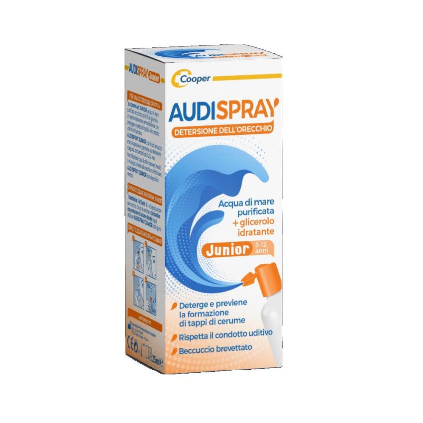Audispray Junior 25ml - Soluzione Senza Gas per l'Igiene dell'Orecchio