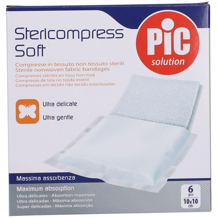 Garze in TNT Pic 10x10 cm, Confezione da 6 Pezzi