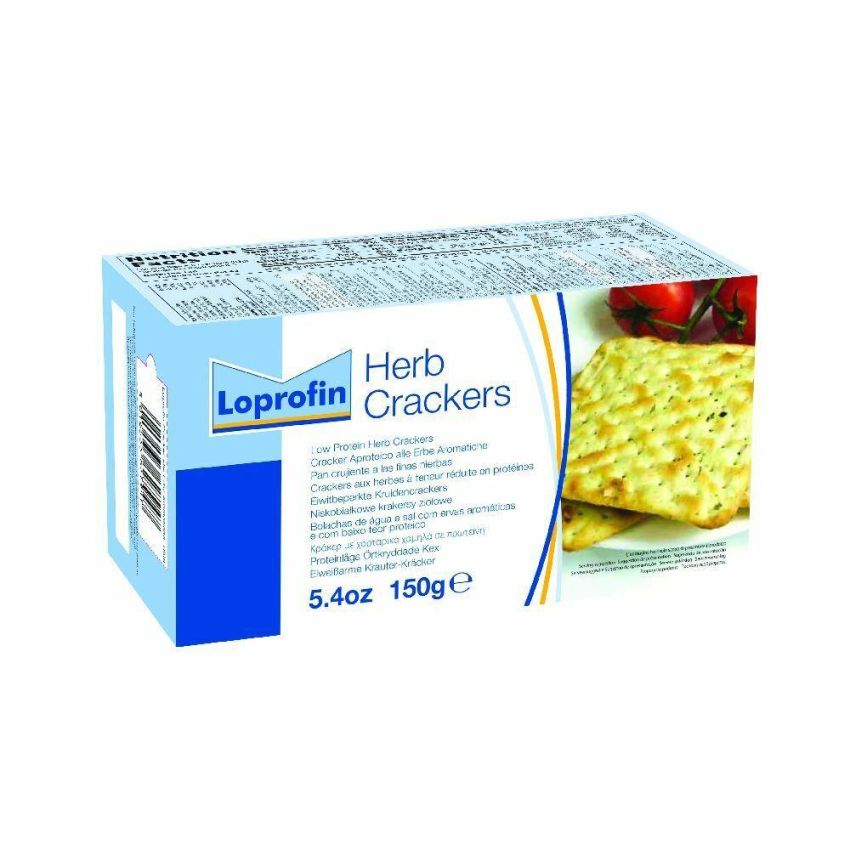 Loprofin Crackers con Erbe Aromatiche, 150g