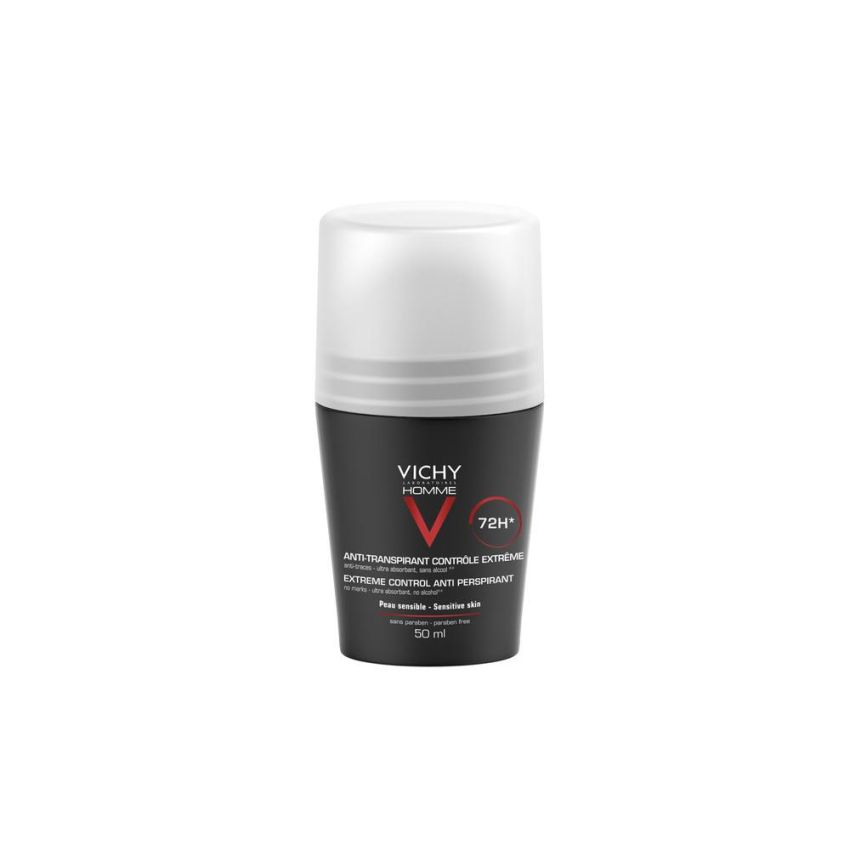 Vichy Homme Deodorante Antitraspirante Roll-On 50ml