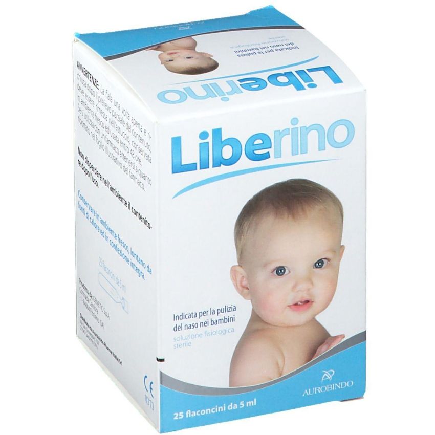 Liberino Sterile Saline Nasal Drops - 25 Flaconi da 5ml
