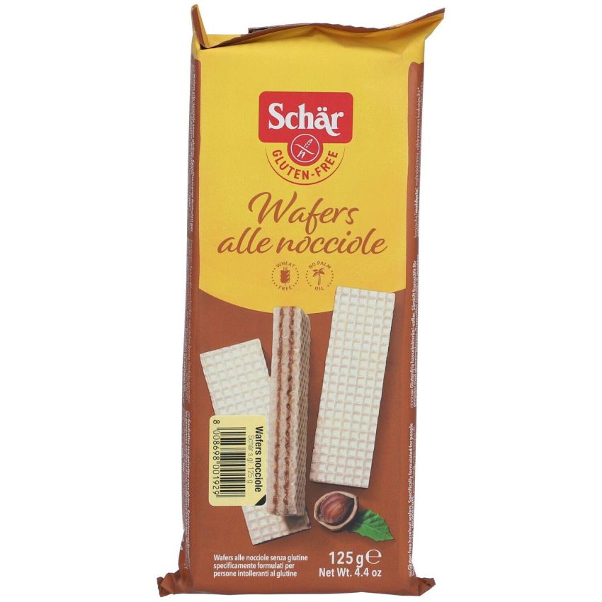 Wafers alla Nocciola Schar - Confezione da 125g