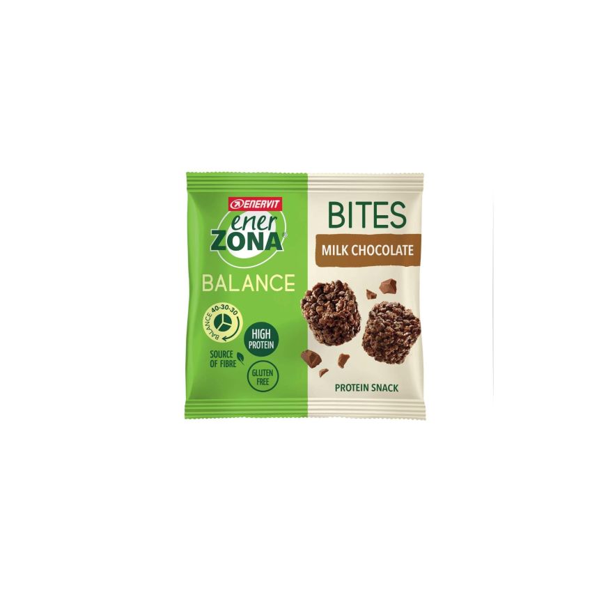 Enerzona Milk Chocolate Bites - Confezione da 24g