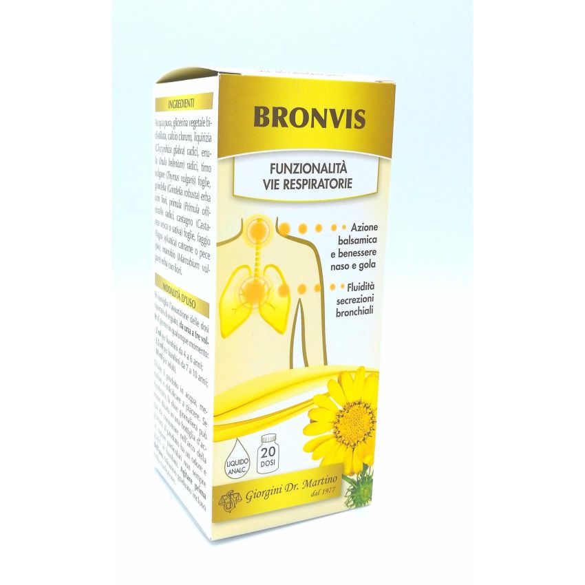 Bronvis Elixir per il Benessere Respiratorio - Liquido, 200ml