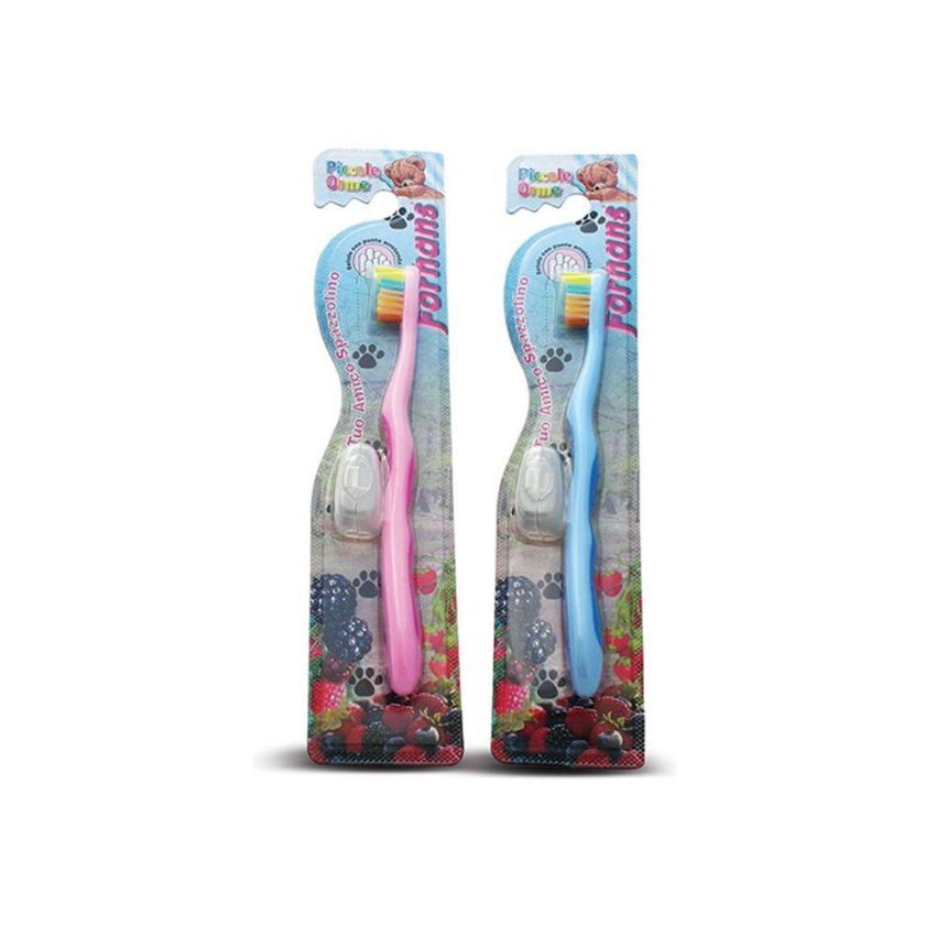 Spazzolino Forhans per Bambini Piccole Orme - Ideale per 1-3 Anni