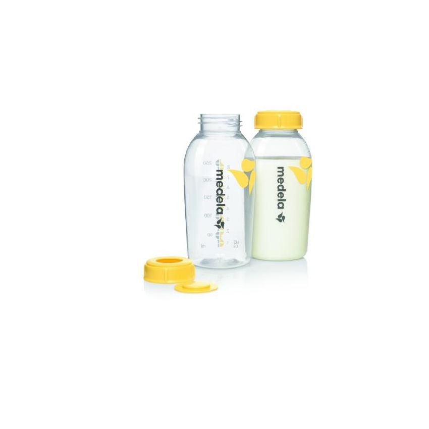 Medela Bottiglie per Conservazione Latte Materno, 250 ml, Confezione da 2