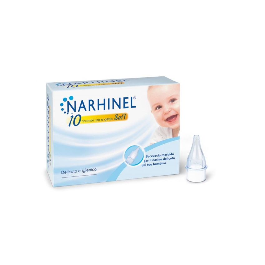 Narhinel Soft - 10 Ricambi per Aspiratore Nasale