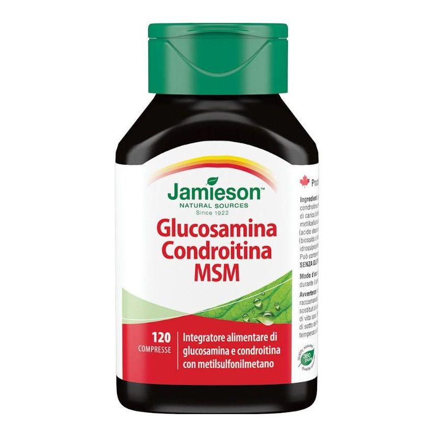 Jamieson - Glucosamina, Condroitina e MSM - 120 Compresse