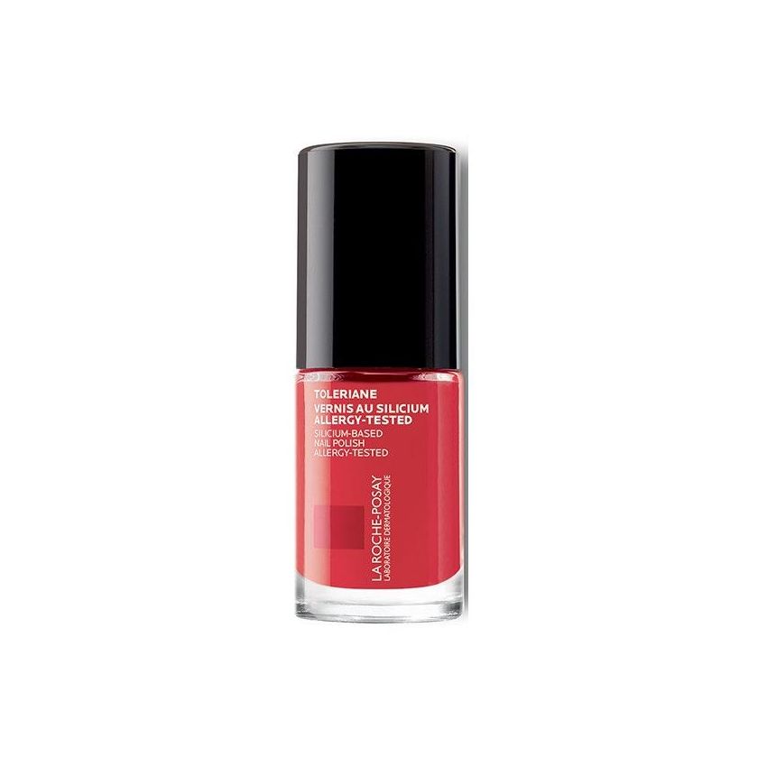 La Roche-Posay Toleriane Smalto per Unghie con Silicio e Protezione Solare, 6ml - Colore Rouge Coquelicot
