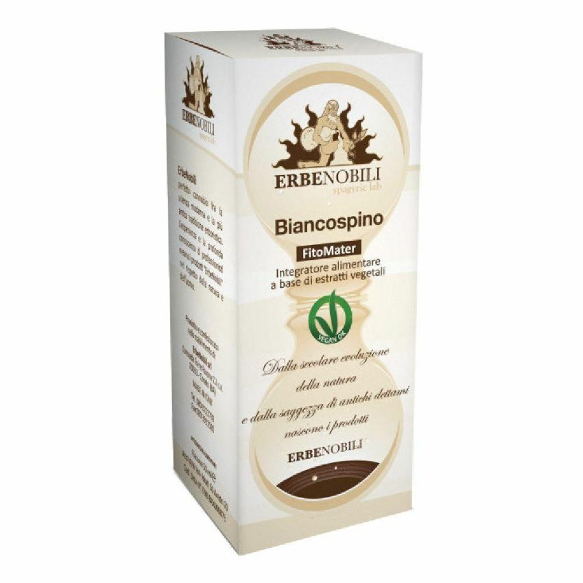 Fitomater Biancospino Erbe Nobili - Estratto Naturale di Biancospino, 50ml