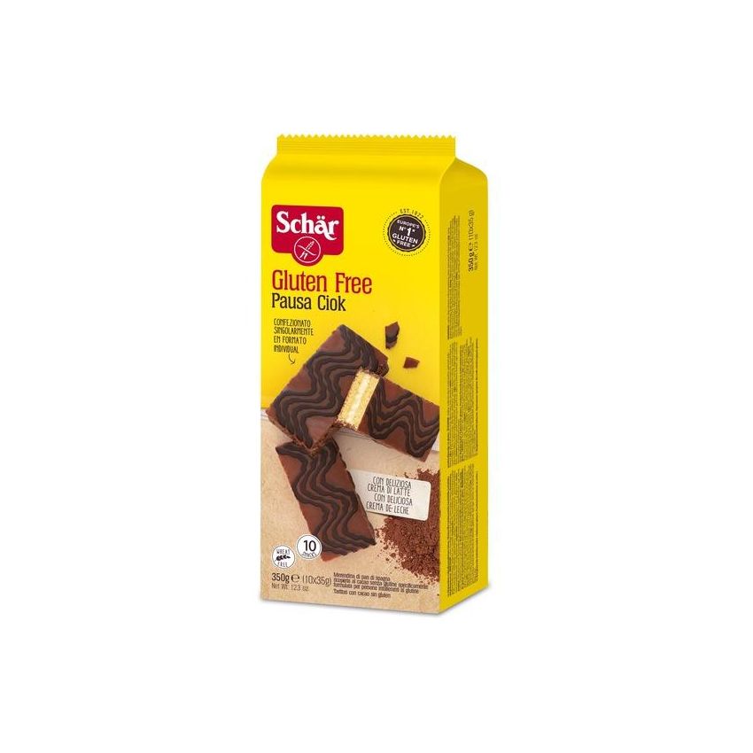 Pausa Ciok Pan di Spagna Schar 350g - Torta al Cioccolato senza Glutine