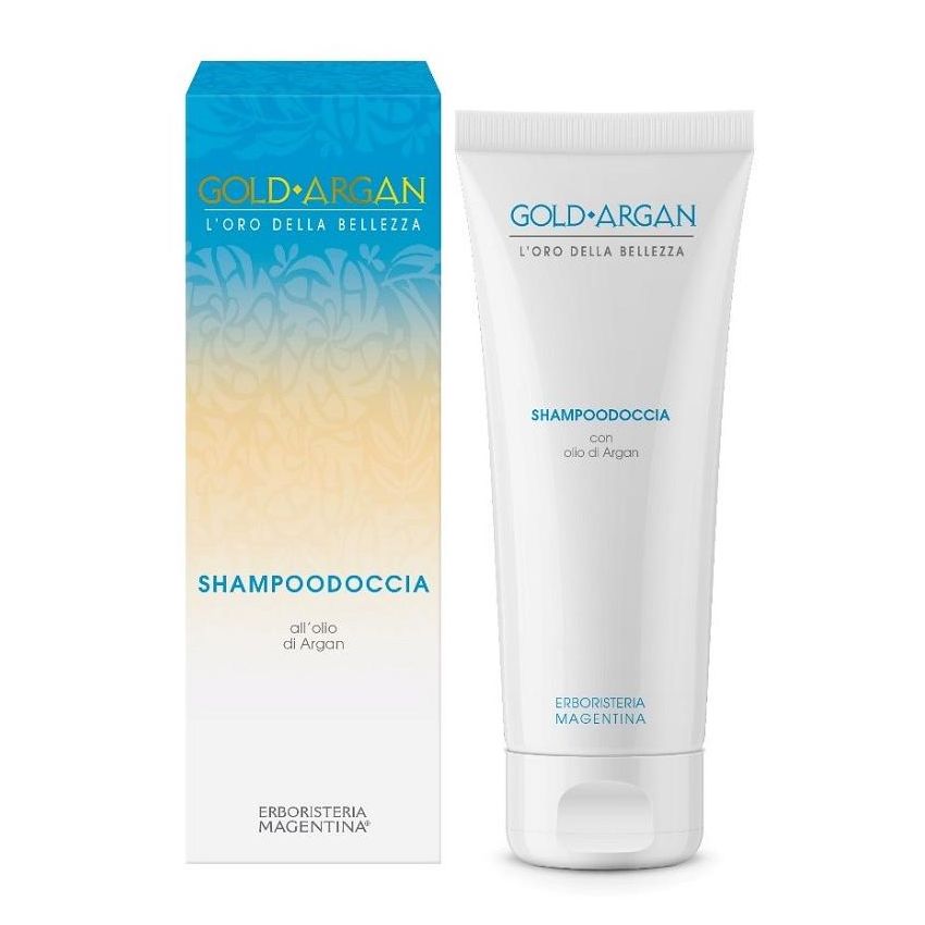 Gold Argan Shampoo e Doccia 150ml - Lusso per Capelli e Corpo