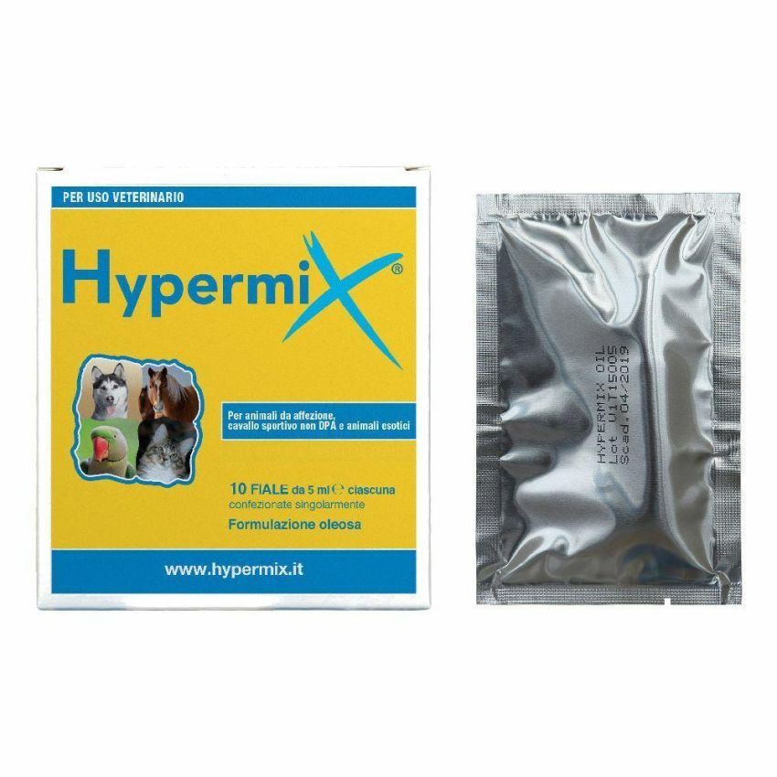 Hypermix Olio Veterinario - Paccchetto di 10 Monodosi da 5ml