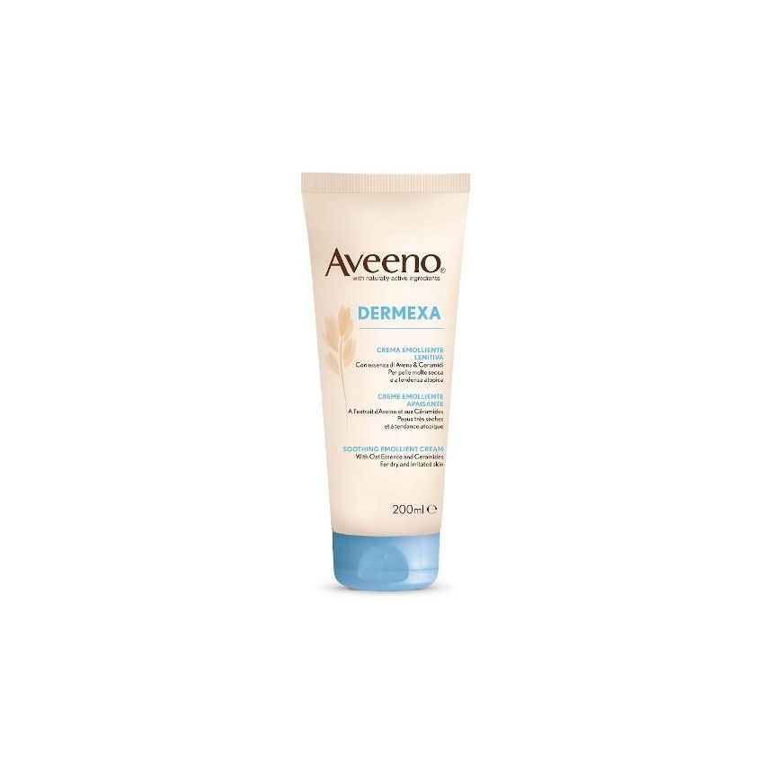Crema Emolliente Aveeno Dermexa 200 ml per Pelle Sensibile