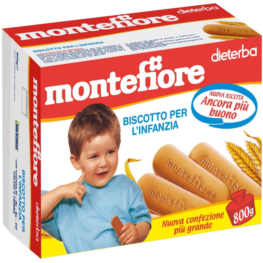 Biscotto Montefiore per Bambini dai 4 Mesi, 800g