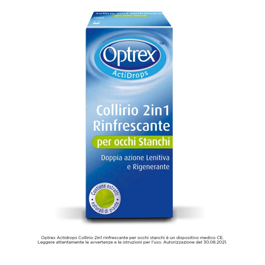 Optrex ActiDrops 2in1 - Collirio Rinfrescante per Occhi Stanchi, 10ml