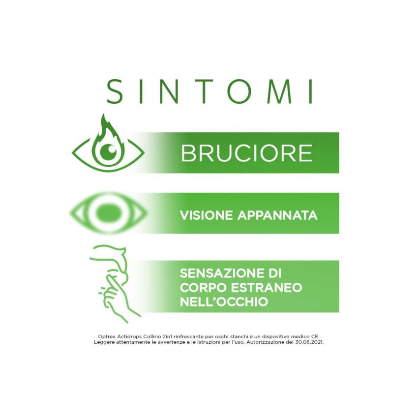 Optrex ActiDrops 2in1 - Collirio Rinfrescante per Occhi Stanchi, 10ml