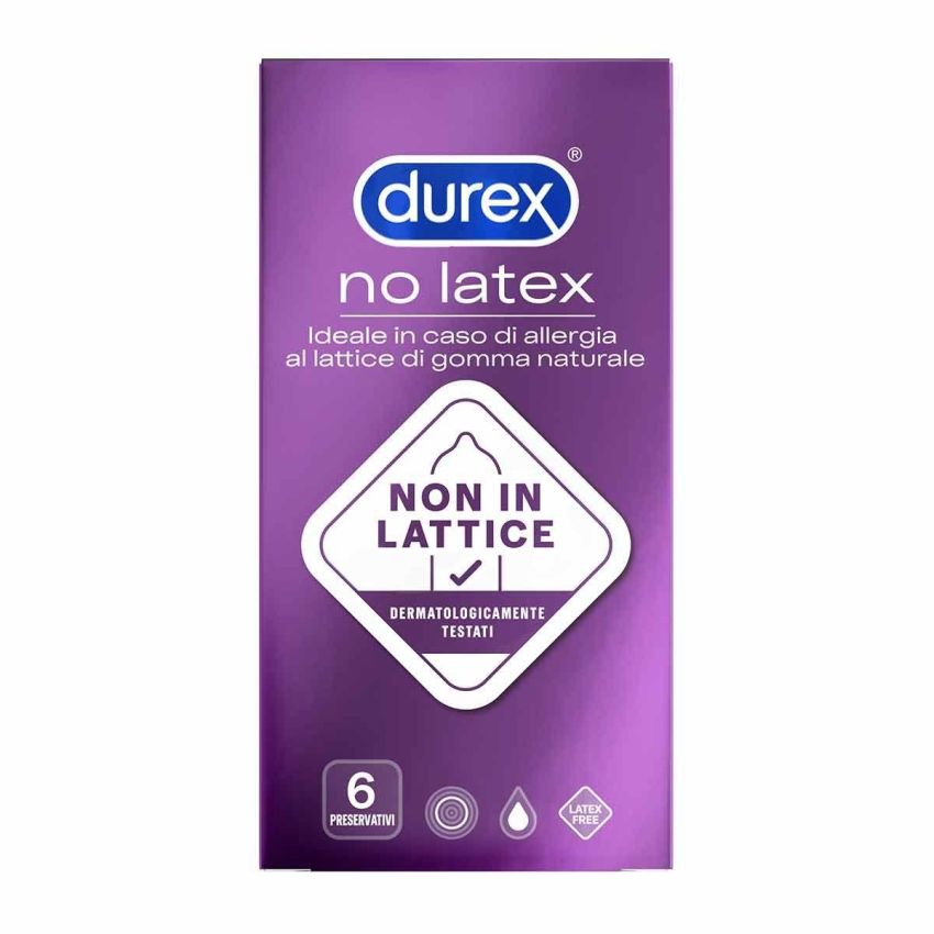 Durex Profilattici Senza Lattice - Confezione da 6 Pezzi