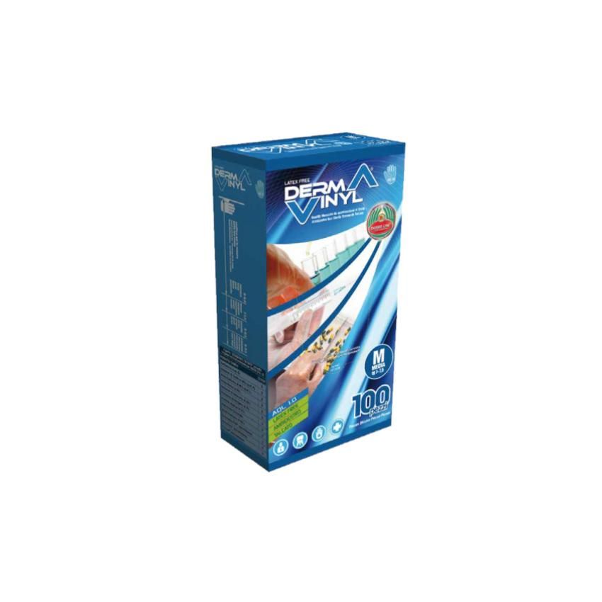 Dermavinyl Guanto Monouso Vinile Taglia Large 100 Pezzi