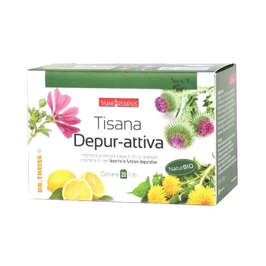 Tisana Depurativa Naturplus con 20 Filtri Attivi