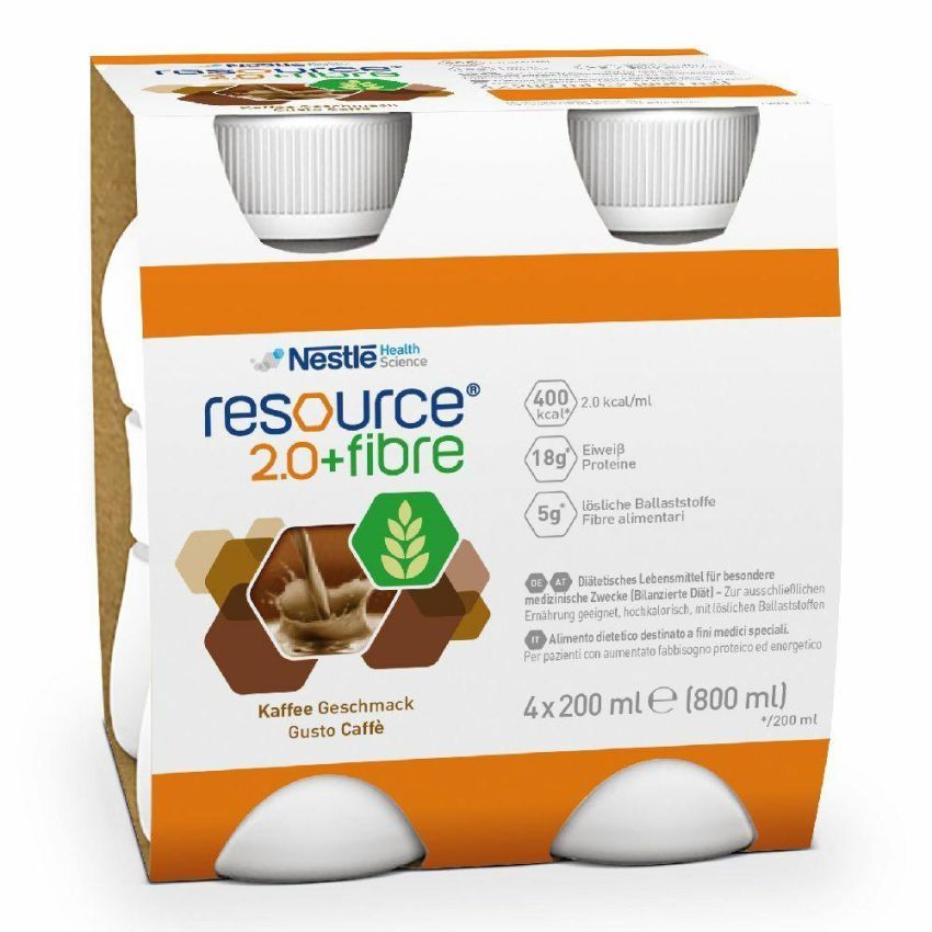 Resource 2.0 di Nestlé con Fibre e Gusto Caffè, 200ml