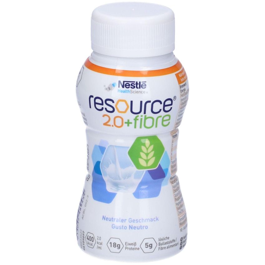Resource 2.0 Fibra di Sapore Neutro, Energizzante 200ml