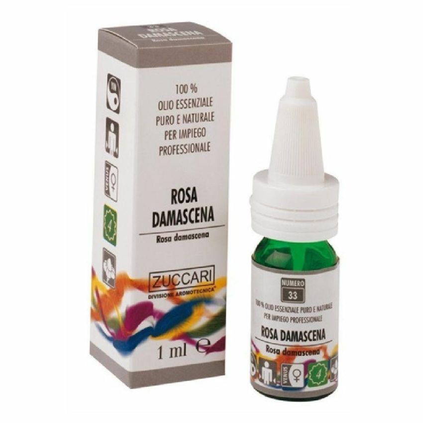 Zuccari 5ml Olio Essenziale di Rosa Damascena Pura