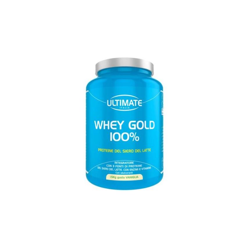 Ultimate Gold 100% Pure Whey Protein, Vanilla Flavor 1.5kg