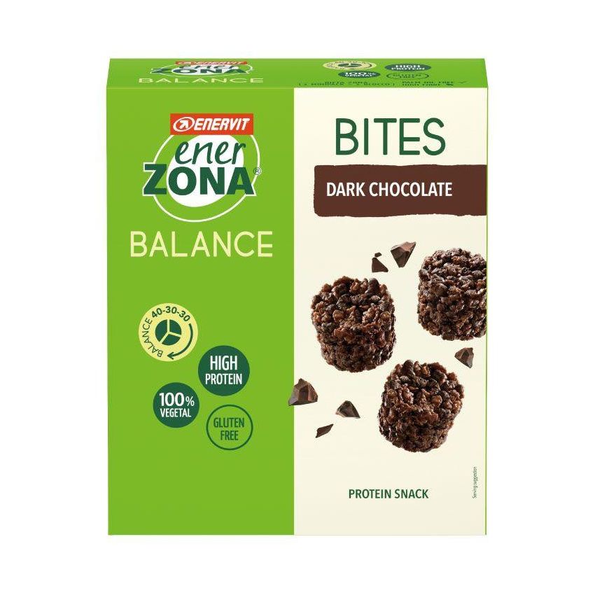 Enerzona Dark Chocolate Bites - Pacchetto da 5 Astucci da 24g
