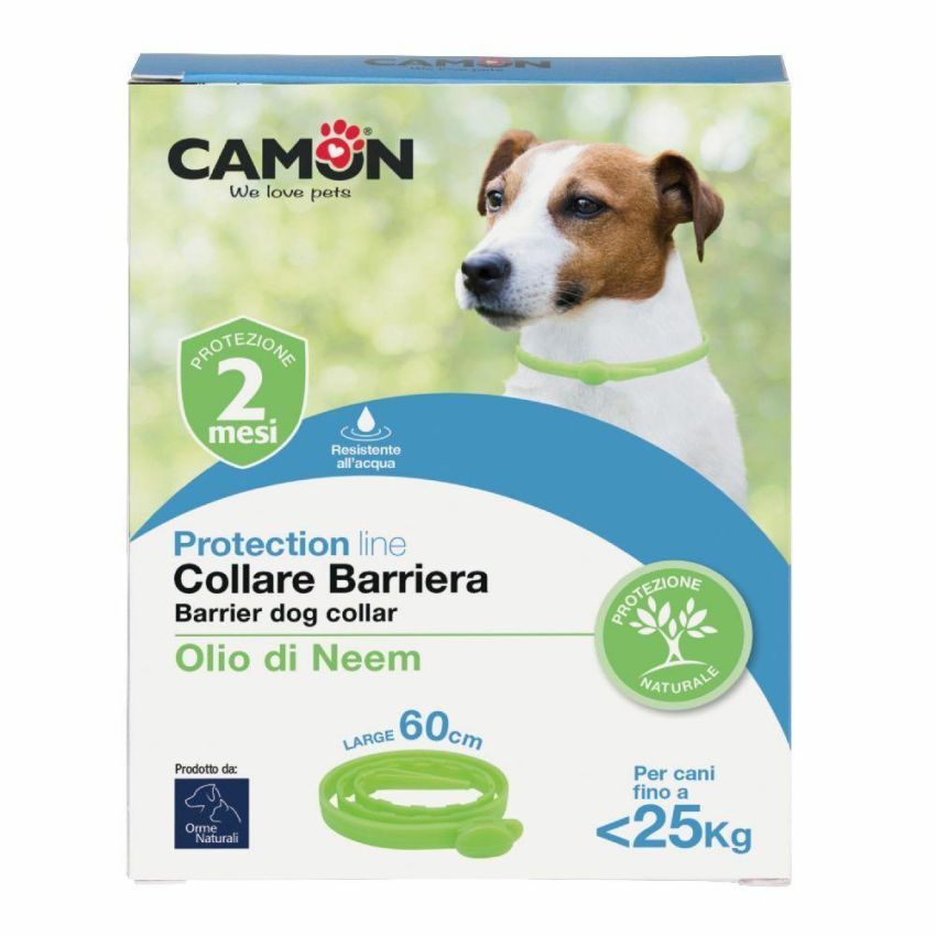 Collare Antiparassitario con Olio di Neem per Cani da Camon fino a 25 Kg
