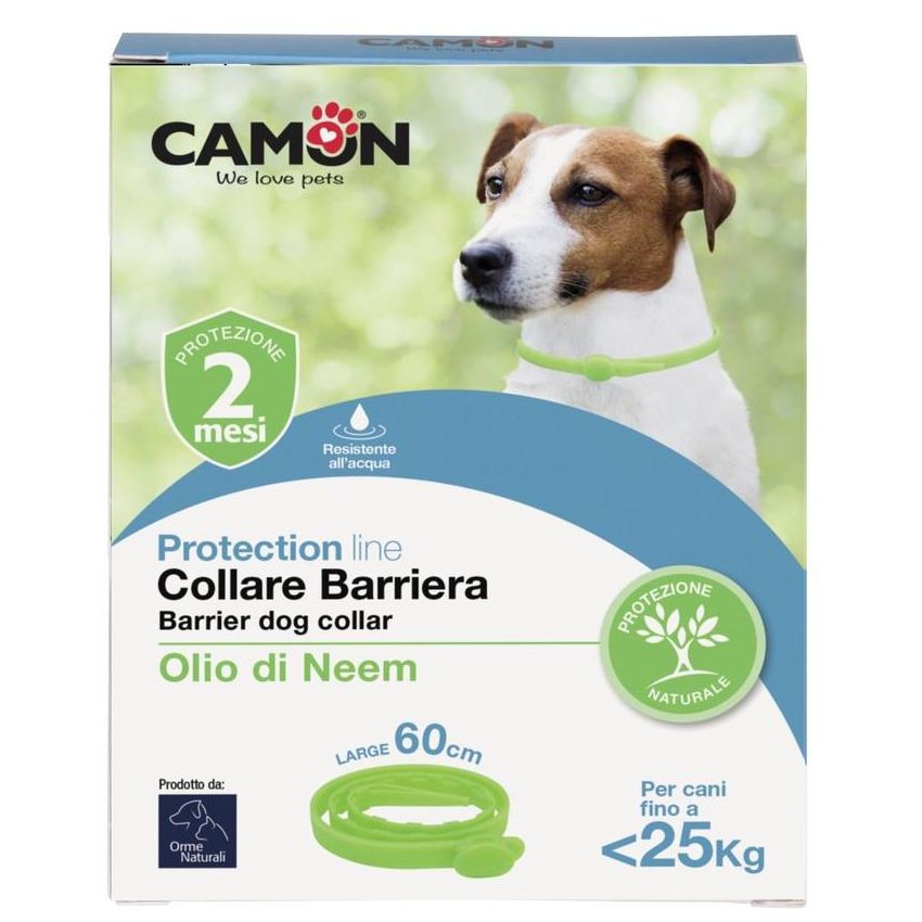 Collare Antiparassitario con Olio di Neem per Cani da Camon fino a 25 Kg